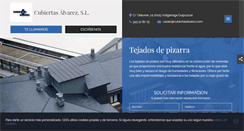 Desktop Screenshot of cubiertasalvarezguipuzcoa.com